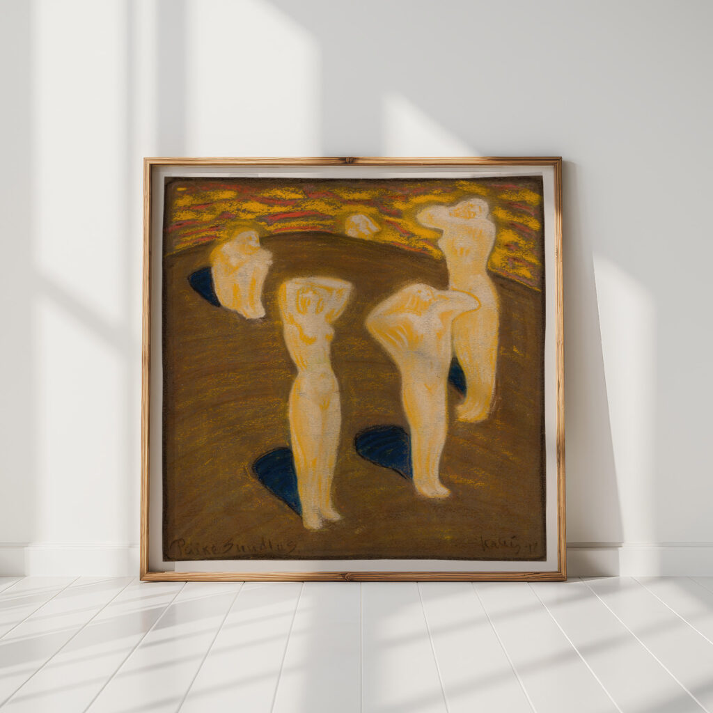 paikese suudlus sun kiss 1917 oskar kallis high quality print