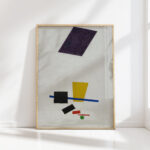 painterly realism of a football player color masses in the 4th dimension 1915 kazimir malevich high quality print