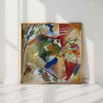 painting with green center 1913 wassily kandinsky high quality print