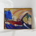 painting with troika 1911 wassily kandinsky high quality print