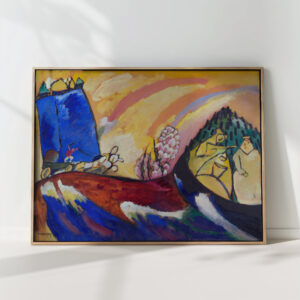 painting with troika 1911 wassily kandinsky high quality print