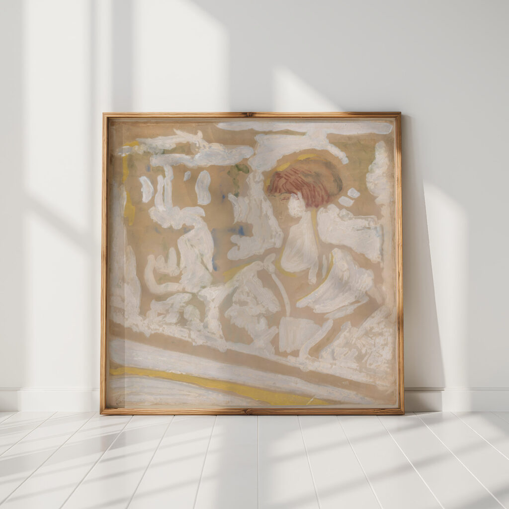pale face with red hair jules schmalzigaug high quality print