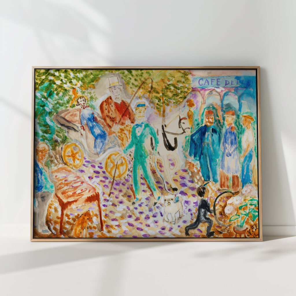 paris street 1915 nils dardel high quality print