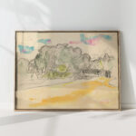 paris stroll in the bois de boulogne henri edmond cross high quality print