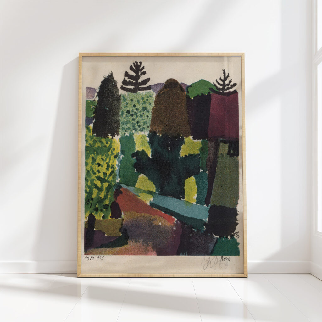 park 1920 paul klee high quality print