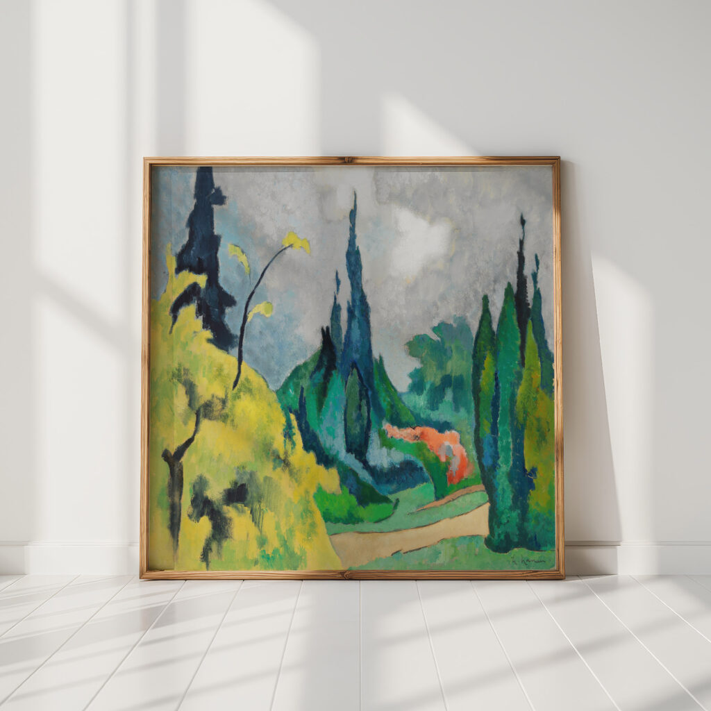 park dilborn 1925 1930 heinrich nauen high quality print