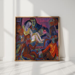 party in the studio 1925 hermann scherer high quality print