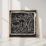 peasant resting under a tree in a meadow with cows 1891 leo gestel high quality print