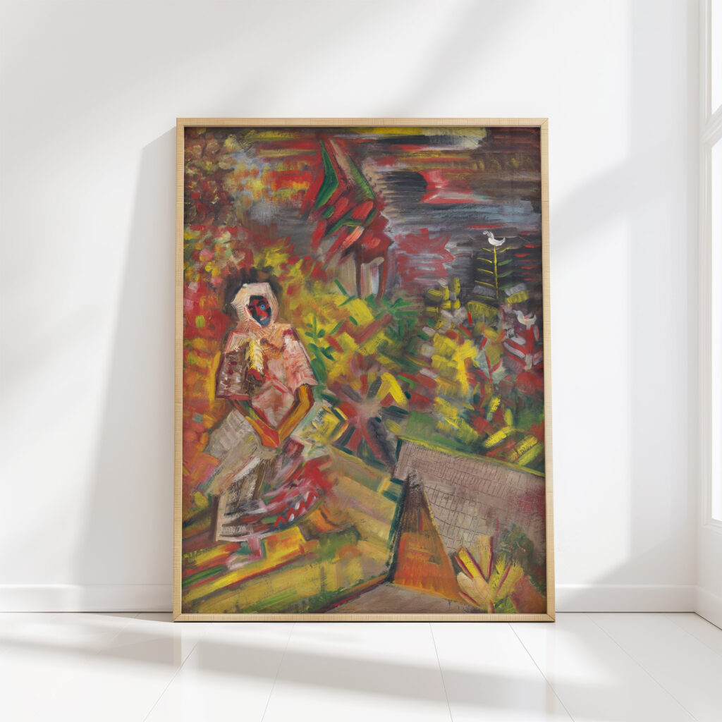 peasant woman 1940 arnold peter weisz kubincan high quality print