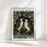 penguin william morris print floral poster