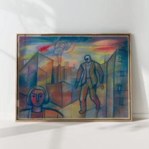 people and city around 1940 karl wiener high quality print