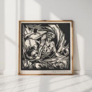 personification of the wind 1921 henri jonas high quality print