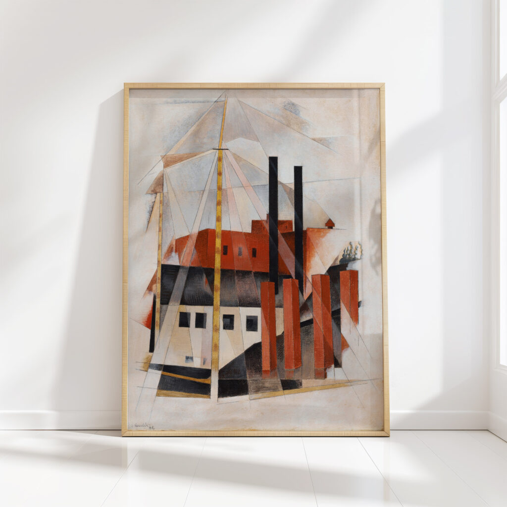 piano movers holiday 1919 charles demuth high quality print