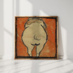 pig from behind 1918 egon schiele high quality print