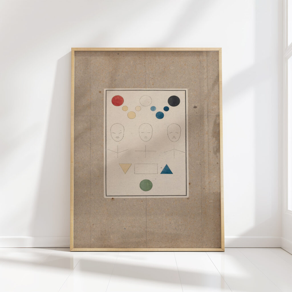 plaat i van het essai signes sensibles david humbert de superville high quality print