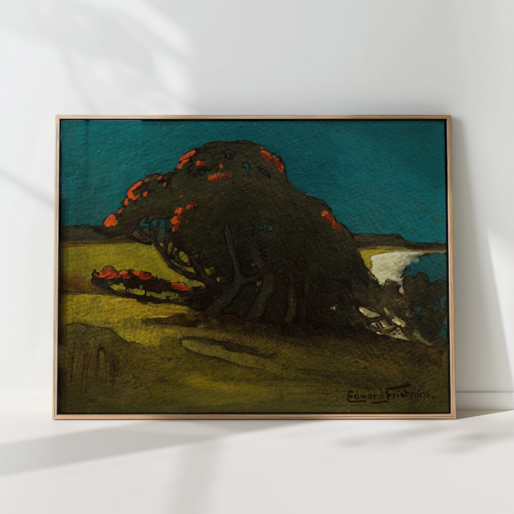 pohutukawa c 1905 edward fristrom high quality print