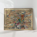 political collage 1938 karl wiener high quality print