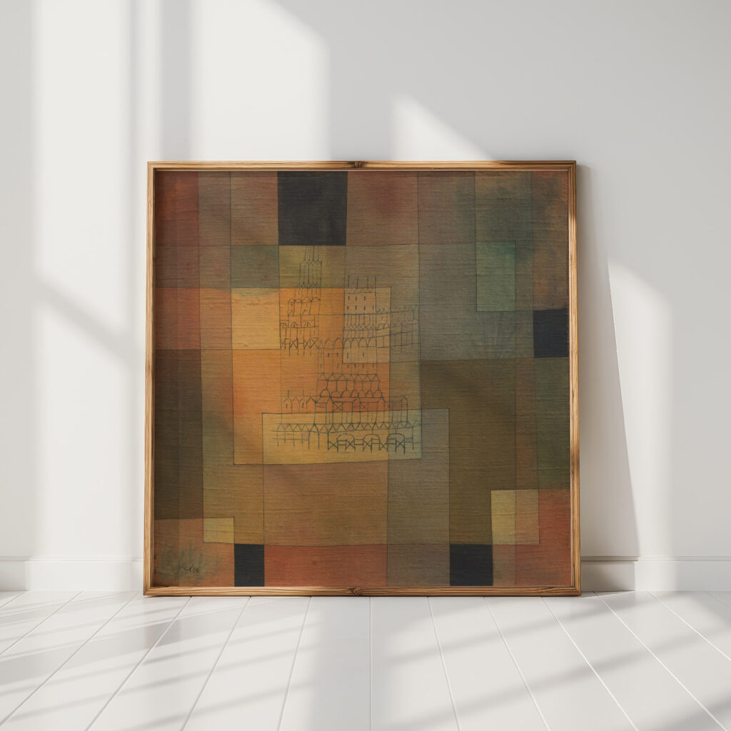 polyphonic architecture 1930 paul klee high quality print