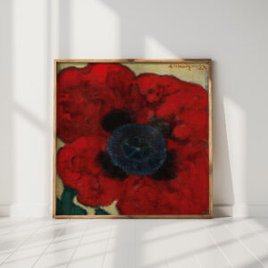poppy flower 1923 artur nikodem high quality print