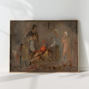 pork heating 1920 tadeusz makowski high quality print
