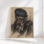 portrait of a dockworker 1930 elfriede lohse wachtler high quality print