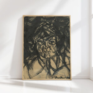 portrait of a woman 1922 konstantin bauer high quality print