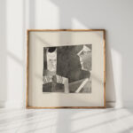 portrait sketch aunt and nephew 1915 paul klee high quality print