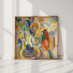 portuguese woman 1916 robert delaunay high quality print