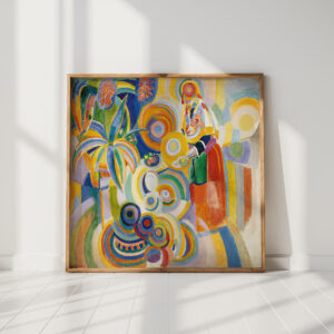 portuguese woman 1916 robert delaunay high quality print