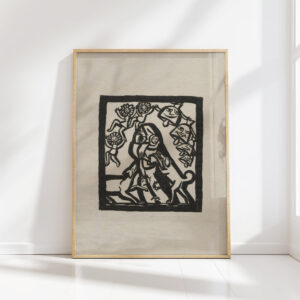 poverty assailed by dogs 1924 tadeusz makowski high quality print