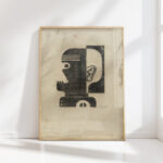 prosthetic head circa 1925 heinrich horle high quality print