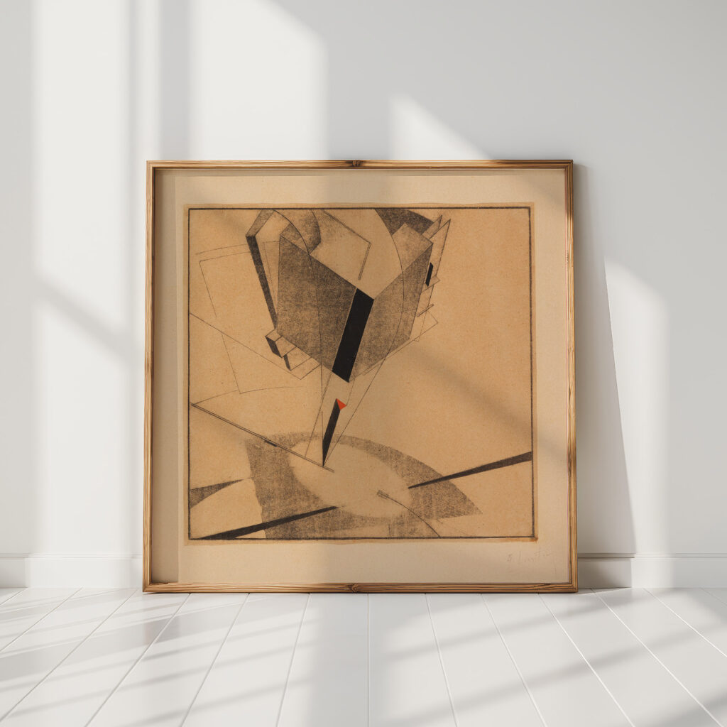 proun 5a 1919 el lissitzky high quality print