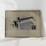 proun study 1a proun s k the bridge 1919 el lissitzky high quality print