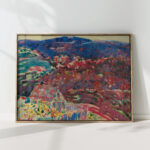 purple hills george luks high quality print