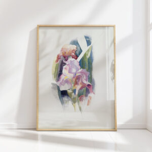 purple iris circa 1920 charles demuth high quality print