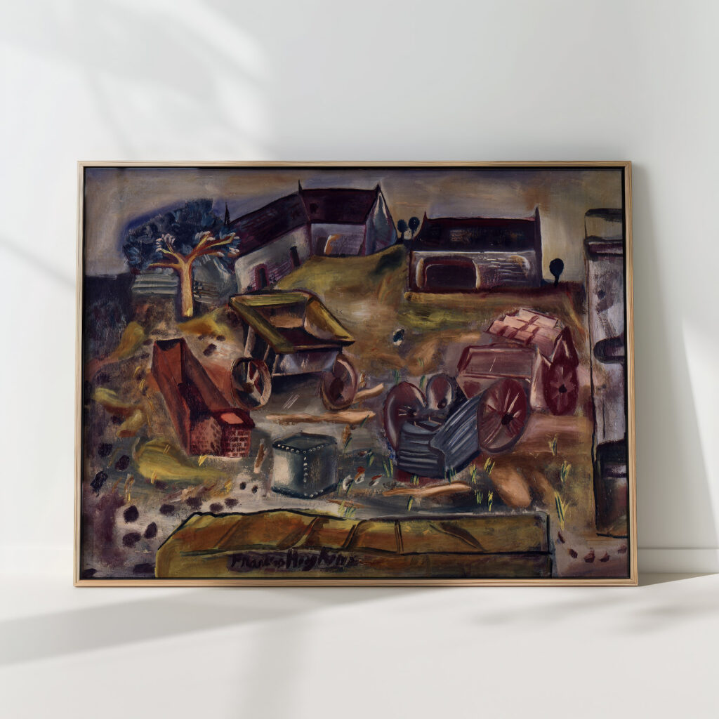 quarry farm wiltshire circa 1937 frances hodgkins high quality print