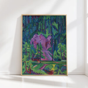 quarry near wildboden 1923 ernst ludwig kirchner high quality print