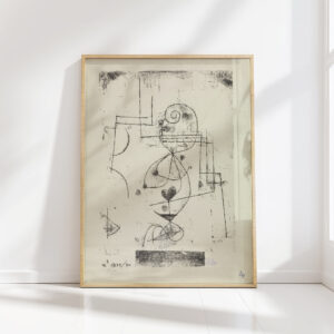 queen of hearts 1921 paul klee high quality print