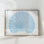 radiant blue sunburst art print for modern decor radiant blue sunburst art print for modern decor