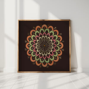 radiating raindrop pattern ca 1780 unknown high quality print