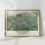 rainy season landscape artistic print