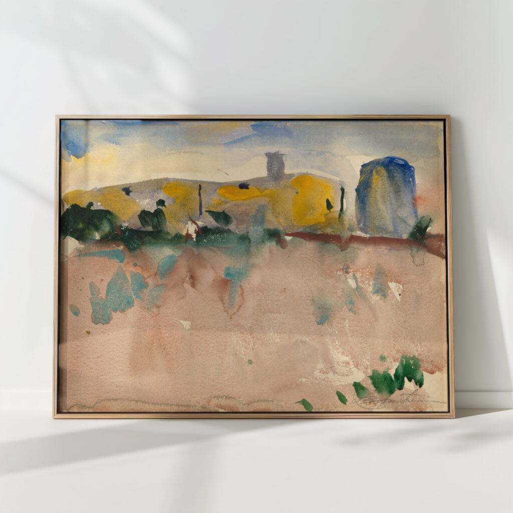 ranch house at evening 1928 charles webster hawthorne high quality print