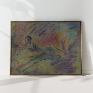 reclining female nude in a landscape 1933 1944 arnold peter weisz kubincan high quality print