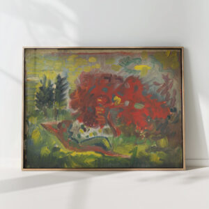 reclining nude in a garden 1940 1944 arnold peter weisz kubincan high quality print