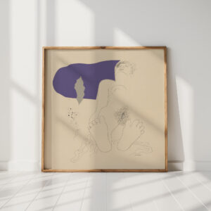 reclining nude women carl newman high quality print