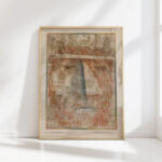 red bearded head 1929 paul klee high quality print