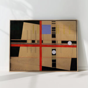 red cross and white balls 1921 laszlo moholy nagy high quality print