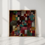 redgreen and violet yellow rhythms 1920 paul klee high quality print