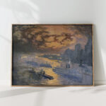 reflective river 1921 joseph pennell high quality print