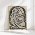 relief design of a seated female figure 1910 1915 henri gaudier brzeska high quality print